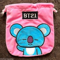 กระเป๋าผ้าหูรูดขนนุ่มสุดน่ารัก BTS BT21 Limited Edition KOYA