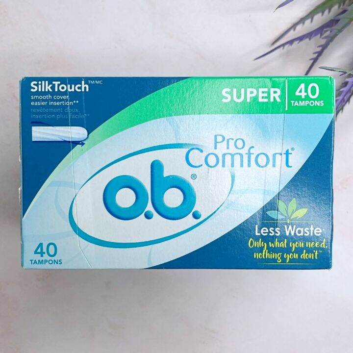 ผ้าอนามัยแบบสอด สำหรับวันมาปกติ-มามาก Pro Comfort Applicator Free ...