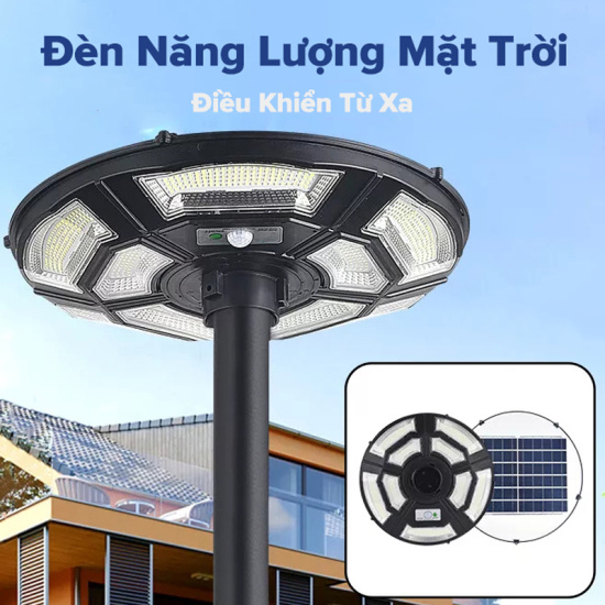 Outlight đèn năng lượng mặt trời ufo chống nước ip67 remote thông minh góc - ảnh sản phẩm 2