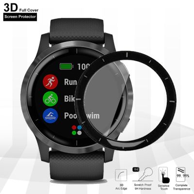 ☃ Miękka folia ochronna dla Garmin vivoactive 4 4s mm 40mm 45mm ekran Smart watcha obudowa ochronna osłona 3D zakrzywiona krawędź pełne pokrycie