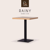 AS Furniture / RAINY (เรนนี่) โต๊ะทั่วไป โต๊ะไม้ โต๊ะทรงเหลี่ยมหน้าท็อปไม้ ป้องกันความร้อน ความชื้นได้ดี แข็งแรงทนทาน ใช้งานได้นาน ขาโต๊ะทรงเหลี่ยมทำจากเหล็กฐานเหลี่ยมแข็งแรงทนทาน พร้อมจุกยางกันรอยขีดข่วนกับพื้น ทรงสวย ทันสมัย ใช้ได้กับทุกสถานที่