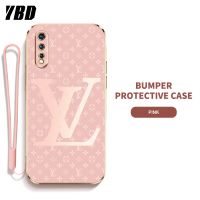 YBD LV ซิลิกาเคสโทรศัพท์เจลพร้อมสายคล้องสำหรับ Vivo S1 IQOO NEO 1907เคสบางพิเศษพร้อมเลนส์ป้องกัน