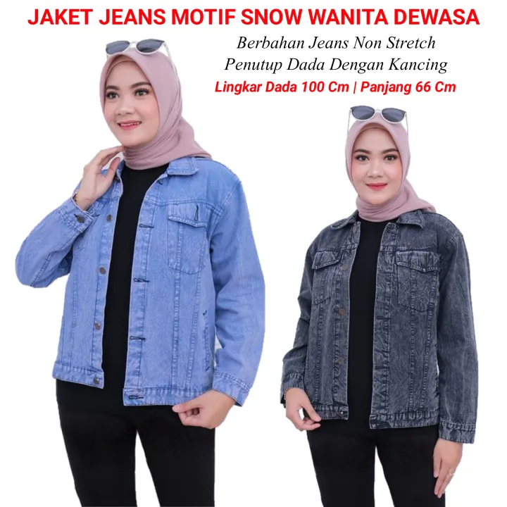 ootd jaket jeans non hijab