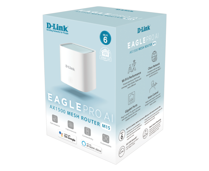 d-link-m15-eagle-pro-ai-ax1500-mesh-router-เร้าเตอร์-wi-fi-6-ความเร็วสูงสุดที่-1201mbps-5ghz-ของแท้-ประกันศูนย์ไทย-limited-lifetime