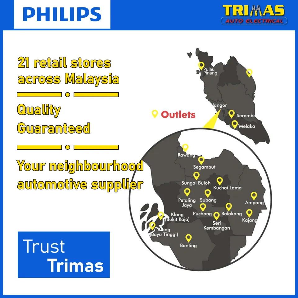 Original Philips H4 +30% Halogen Headlamp Bulb High Low Beam Mentol Warm  White 3200K 12342PR (1PC)