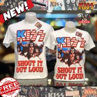 เสื้อยืด วงkiss ลิขสิทธิ์แท้ ส่งฟรี by pop comics