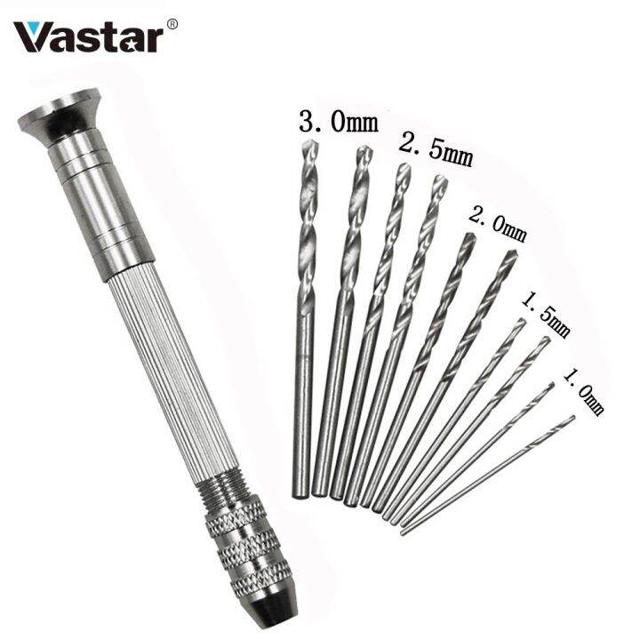 hh-ddpjvastar-hand-drill-jewelry-craft-hand-manual-drill-chuck-mini-hand-10pcs-twist-drill-bits