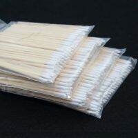 【LZ】▩  100pcs Wooden Cotton Swab Cosmetics Permanent Makeup Health Medical Ear Jewelry 7cm Clean Sticks Buds Tip