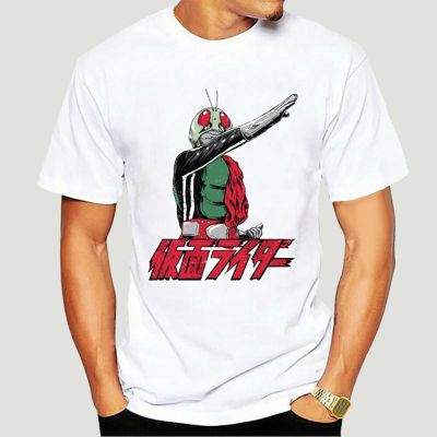 HOT ส่งเร็ว เสื้อยืดลําลอง ผ้าฝ้าย พิมพ์ลาย Kamen Rider แฟชั่นสําหรับผู้ชาย