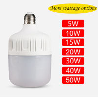 5 Pieces E27 LED Light Bulb AC 220V Bulbs 5W 10W 15W 20W 30W 40W 50W for Indoor and Outdoor Wall Pendant Ceiling Lighting