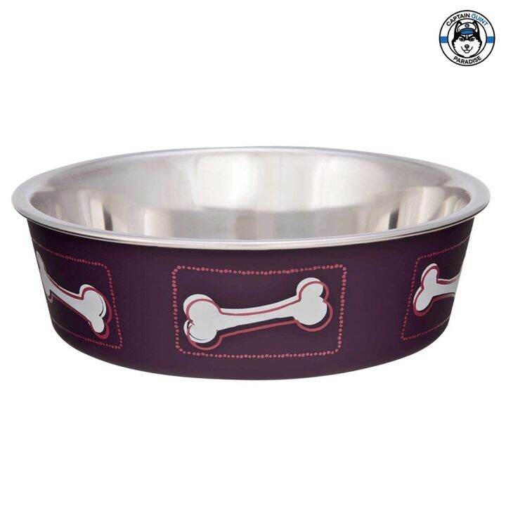 ชามอาหารสัตว์เลี้ยง-loving-pets-bella-bowls-ที่มีฐานยางชิลิโคน