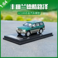 พิถีพิถันสูง1:64 Toyota Land Cruiser Lc100โมเดลรถอัลลอยยานพาหนะหุ่นโลหะแบบคงที่