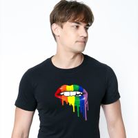 ขายดี เสื้อยืด LGBTQ+ สนับสนุนความเท่าเทียม Pride เสื้อแฟชั่น เสื้อใส่สบาย ผ้า Cotton100%