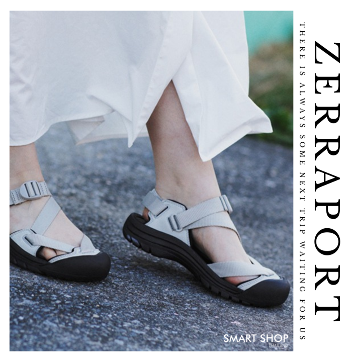 keen-zerraport-ii-silver-birch-black-รองเท้าแตะรัดส้น-กันน้ำ-มาตรฐาน-usa