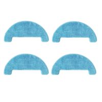 4Pcs Replacement Parts for Ilife A4 A4S A40 Robotic Vacuum Cleaner Mop Cloth for Ecovacs CEN550 Robotic Vacuum Mop Cloth