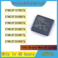 STM32F107RCT6 STM32F205RBT6 STM32F205RCT6 STM32F205RET6 STM32F205RFT6 STM32F205RGT6 MCU LQFP64 ชิปวงจรรวม