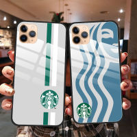 สำหรับ POCO X4 Pro M4 M3 Pro 5G X3 NFC GT F3 C3 Redmi หมายเหตุ8 Pro 9A แฟชั่น Starbucks กระจกนิรภัยด้านหลังฝาครอบกันชน Anti-Scratch กันกระแทก