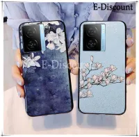 เคสโทรศัพท์ Nillkin เคสสำหรับ VIVO IQOO Z7X ลายดอกไม้และกากเพชรส่องแสงเป็นประกายวิบวับแมกโนเลียเคสโทรศัพท์ TPU แบบน่มเคส VIVO IQOOZ7X กันรอยฝาหลัง