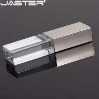 JASTER 10ชิ้นจำนวนมากคริสตัล USB ติด3D พิมพ์โลโก้ที่กำหนดเอง USB แฟลชไดรฟ์ปากกาแก้วใสดิสก์ U 128กิกะไบต์8กิกะไบต์16กิกะไบต์32กิกะไบต์64GBhot