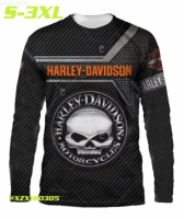 Motorcycles Xzx180305 Hot 2023 3d Harley-davidson Long Sleeve for Men/women Clothes Racing Cycling15 trendy