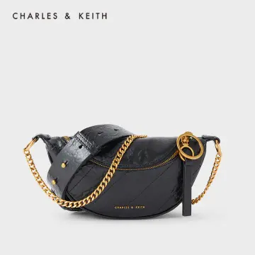 Charles Keith Chain Flap Shoulder Bag Dark Green Up To 60% Off