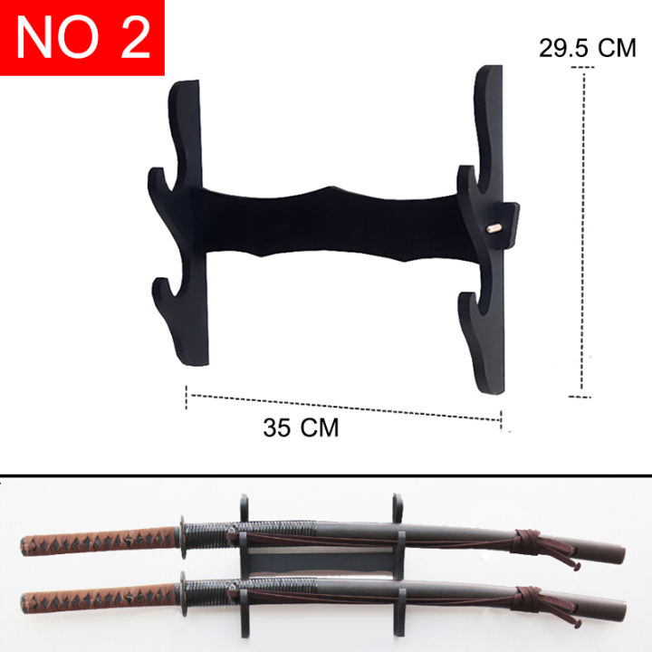 ชั้นวาง-ดาบซามูไร-ญี่ปุ่น-แบบ-ติดผนัง-มีให้เลือก-6-แบบ-wall-mounted-japanese-samurai-sword-display-rack-wood-material-วัสดุไม้-ชั้นเก็บดาบ-ชั้นโชว์ดาบ-ที่เก็บดาบ