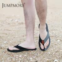 Jumpmore Men Slippers Beach Sandals Fashion Flip Flops Soft Shoes Size 39-45