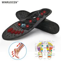 Premium Orthopedic Magnetic Therapy Insoles Slimming Weight Loss Arch Support Shoes Pads for Men Women Massage Foot Care Sole Shoes Accessories