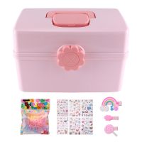 Childrens Hair Accessories Storage Box Baby Head Rope Hairpin Rubber Band Head Jewelry Dressing Cute Girl Jewelry Box