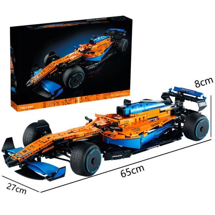 ชุดตัวต่อรถแข่ง42141-mclarens-สูตร1ชุดของเล่นสำหรับของขวัญวันเกิดเด็กเทคใหม่