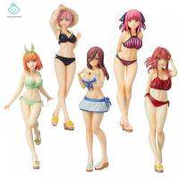 SFFGF PVC 20 ซม. ของจิ๋ว Nakano Miku Gotoubun No Hanayome ตกแต่ง เครื่องประดับตั้งโต๊ะ Nakano Miku Action Figure ของเล่นโมเดลโมเดล โมเดลคอลเลกชัน