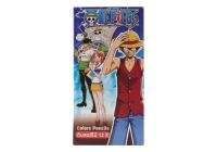 (KTS)ดินสอสีไม้ นานมี  วันพีช / ONE PIECE 12 สี แบบยาว