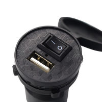 12V24V Go 5V Motorcycle USB Mobile Phone Charger Electric Car Battery Vehicle-Mounted Car Charger Waterproof Modification Accessories