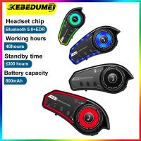 【LZ】☜◆  Kebidumei BT35 Motocicleta Capacete Bluetooth Headset EDR Stereo Anti-interferência Fone de ouvido mãos-livres sem fio com luz ambiente