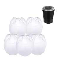 5 Gallon Bucket Strainer Reusable Nylon Strainer Bag Fine Mesh White Filter Bags With Elastic Top Opening For Paint Beer Making Colanders Food Straine