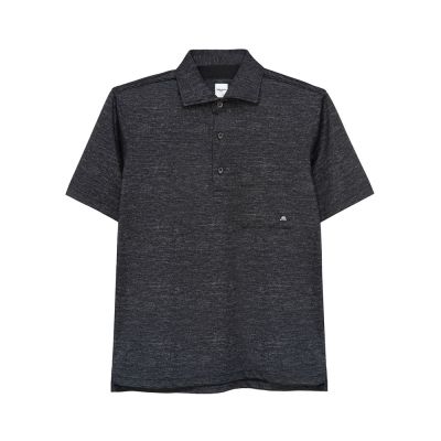 TAKEO KIKUCHI เสื้อโปโล SOFT ANTI MELANGE JERSEY POLO SHIRT