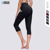 【Hot Sale】embellishembellish ZRSE Capris PantsLeggings ผู้หญิงยิมเสื้อผ้าถุงน่องออกกำลังกายเอวสูง Stresswoman