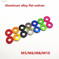 ▲ 10pcs/lot M5 M6 M8 M10 Aluminum alloy flat washer gasket anodized Multi-color alu washer for RC DIY Model