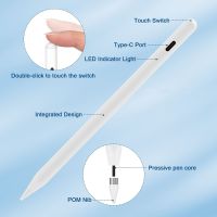 ปากกาปากกาสไตลัสสำหรับซัมซุงกาแล็กซีแท็บ S8 11 S8 + 12.4 S7 FE S6 Lite 10.4 S5E S4ดินสอสัมผัสสำหรับแท็ปซัมซุง A8 A7 2022 A6ปากกาหมึกซึม2016