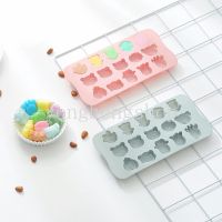 Cartoon Cute Animal Shaped Silicone Popsicle Mold Lolly Ice Mould Bar Ice Cube Tray DIY Chocolate Baking Tool