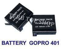 (แพ็คคู่ 2 ชิ้น ) GoPro4 / GoPro HERO4 แบตเตอรี่สำหรับกล้องโกโปร4 Replacement Battery For GoPro4 , GoPro HERO4 BY TERB TOE SHOP