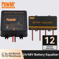 Powmr 24V 48V บาลานเซอร์พลังงานแสงอาทิตย์แบตเตอรี่เครื่องปรับสัญญานเท่าสำหรับชุดแบตเตอรี่ตะกั่วกรด-เครื่องควบคุมการชาร์จเชื่อมต่อแบบขนาน