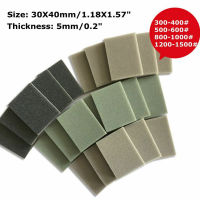 1020Pcs Sponge Sanding Block Wet Dry Grinding Sandpaper 300-400 500-600 800-1000 1200-1500 Grit Polishing Pads Sand Paper