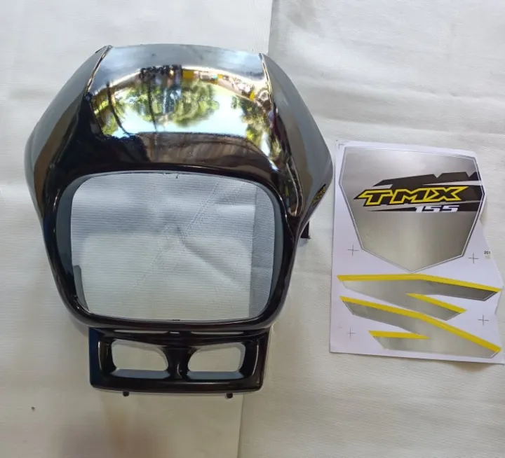 MOTORCYCLE FRONT COWLING FOR TMX black Lazada PH