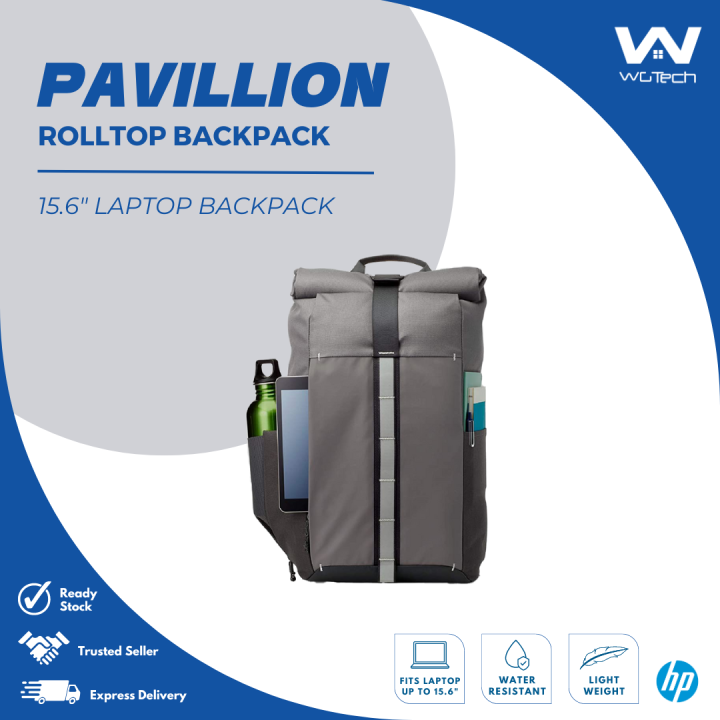 HP Pavillion Rolltop Backpack for 15.6inch Laptop (5EE90AA) Lazada