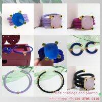 New coming Gemstone ring with leather rope Spanish bear Style Earrings Valentines Gift Colorful Fine Jewelry