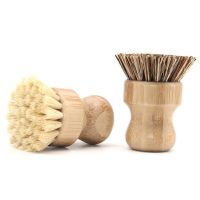 1PCS Cleaning Based Made By BambooSisalEbow Coir KitchenPotDish Tools