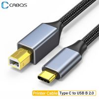 USB C ถึง USB B 2.0สายเครื่องพิมพ์สายออร์แกนไฟฟ้าชนิด C USB B สำหรับแลปท็อปโทรศัพท์คอมพิวเตอร์ไปยังเครื่องโทรสารเครื่องสแกนเนอร์สากล