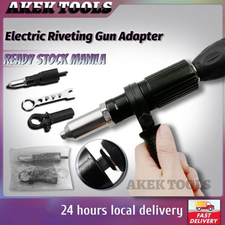Electric Riveter Drill Rivet Machine Nut Riveting Tool Adapter spot