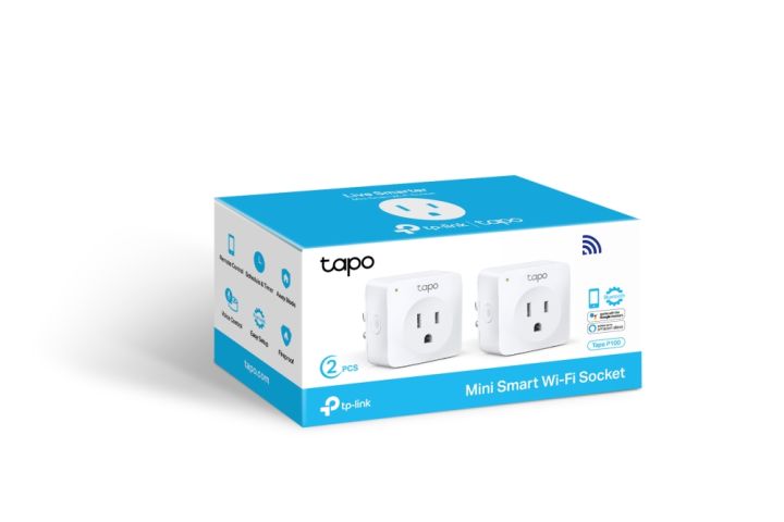 tp-link-tapo-p100-smart-plug-2-pack-สมาร์ทปลั๊ก-1กล่อง-2-ชิ้น-ของแท้-ประกันศูนย์-1ปี